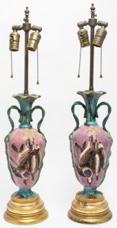 MAJOLICA POLYCHROME CERAMIC LA