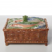 MAJOLICA SARDINE BOX 19th/20th