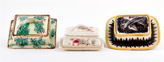 Majolica sardine box collection
