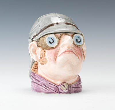 Majolica Tobacco Humidor Goggled