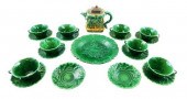MAJOLICA, TWENTY PIECES, 19TH/