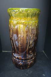 MAJOLICA UMBRELLA/CANE STAND,