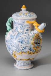 Majolica Wet Drug Jar Italian,