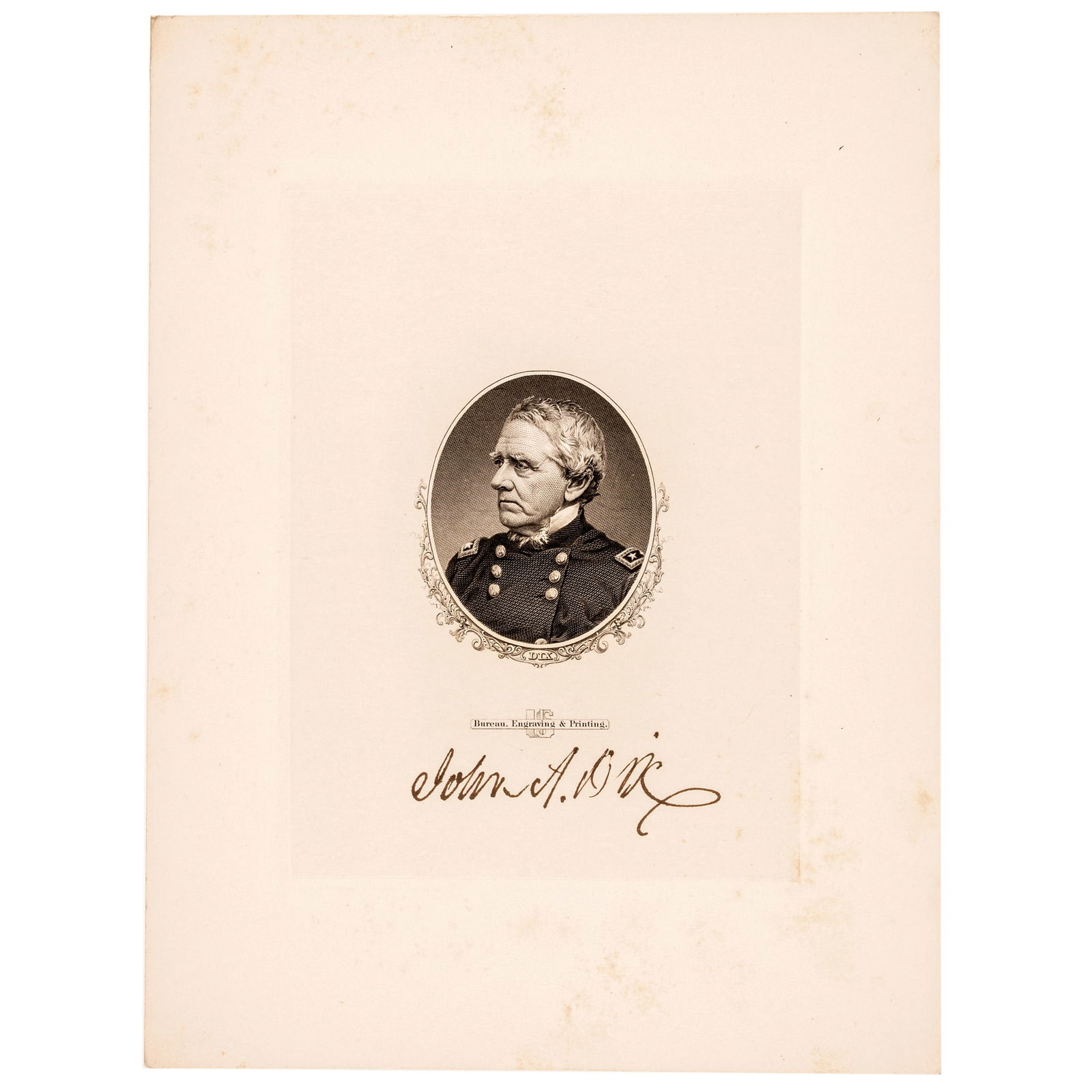 MAJOR GENERAL JOHN ADAMS DIX