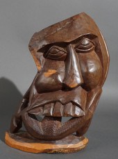 MAKONDE SCULPTURE, H: 13 IN. (