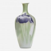 Makuzu K?zan. Vase with iris.