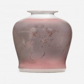 Makuzu K?zan. Vase with skelet