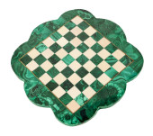 MALACHITE AND CREAM MARBLE CHE