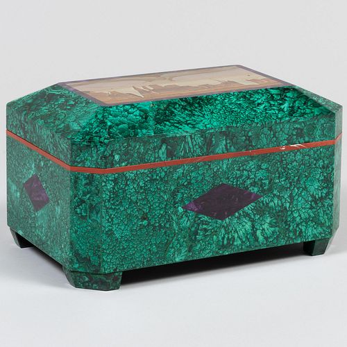 MALACHITE AND ITALIAN PIETRA