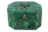 MALACHITE OCTAGONAL BOXwith st