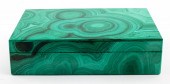 MALACHITE-VENEERED BLACK ONYX