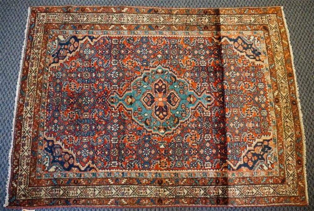 MALAYER RUG, 4 FT 6 IN X 6