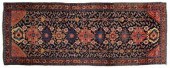 Malayer rug, eleven geometric