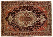 Malayer rug, four-lobed centra