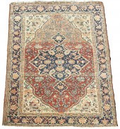 MALAYER RUG Midnight blue lobe