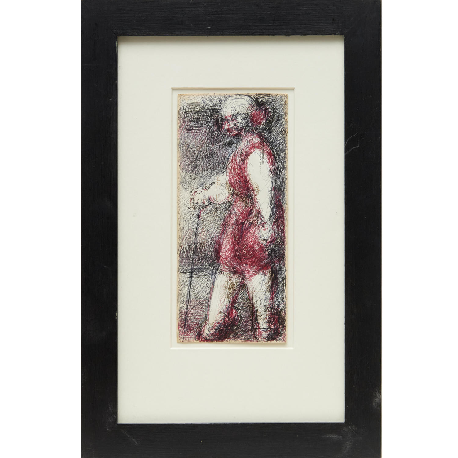 MALCOLM MCKESSON, INK DRAWING