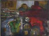 MALCOLM MYERS COLOR LITHOGRAPH