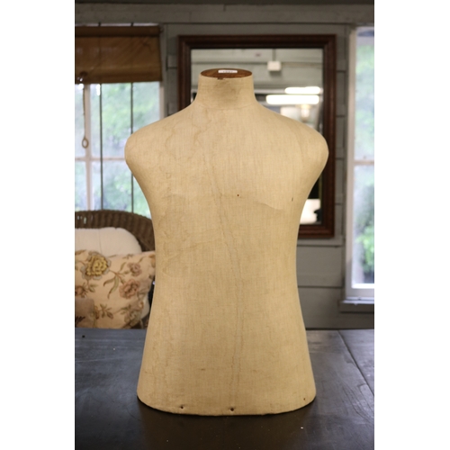 Male mannequin torso, approx 72cm H