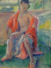 MALHERBE William. 1949 O/C Sea