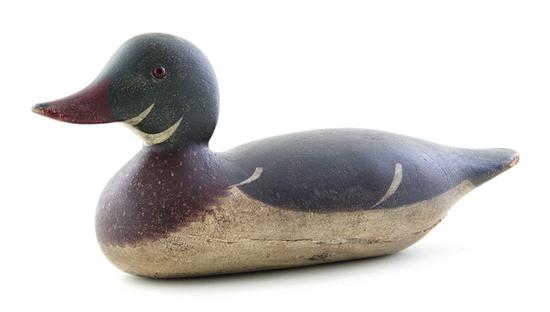 Mallard decoy polychrome carved