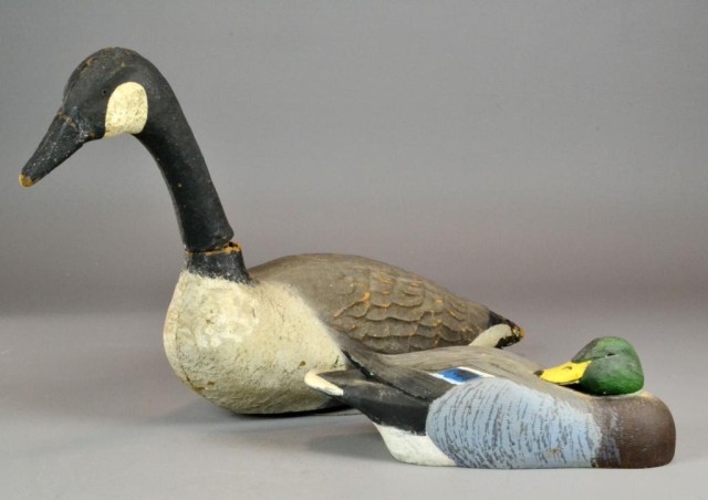 Mallard Duck Decoy Signed Roddy