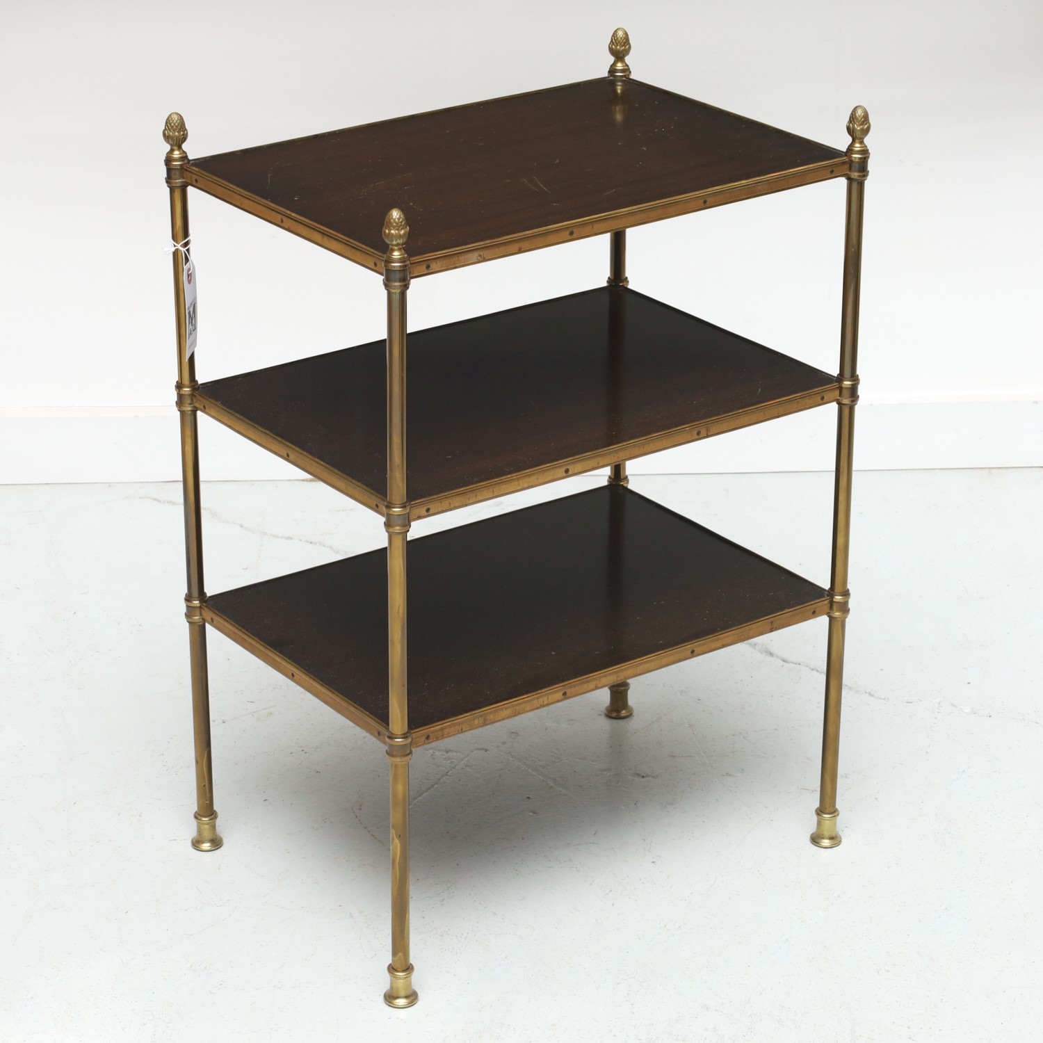 MALLETT STYLE BRASS, MAHOGANY