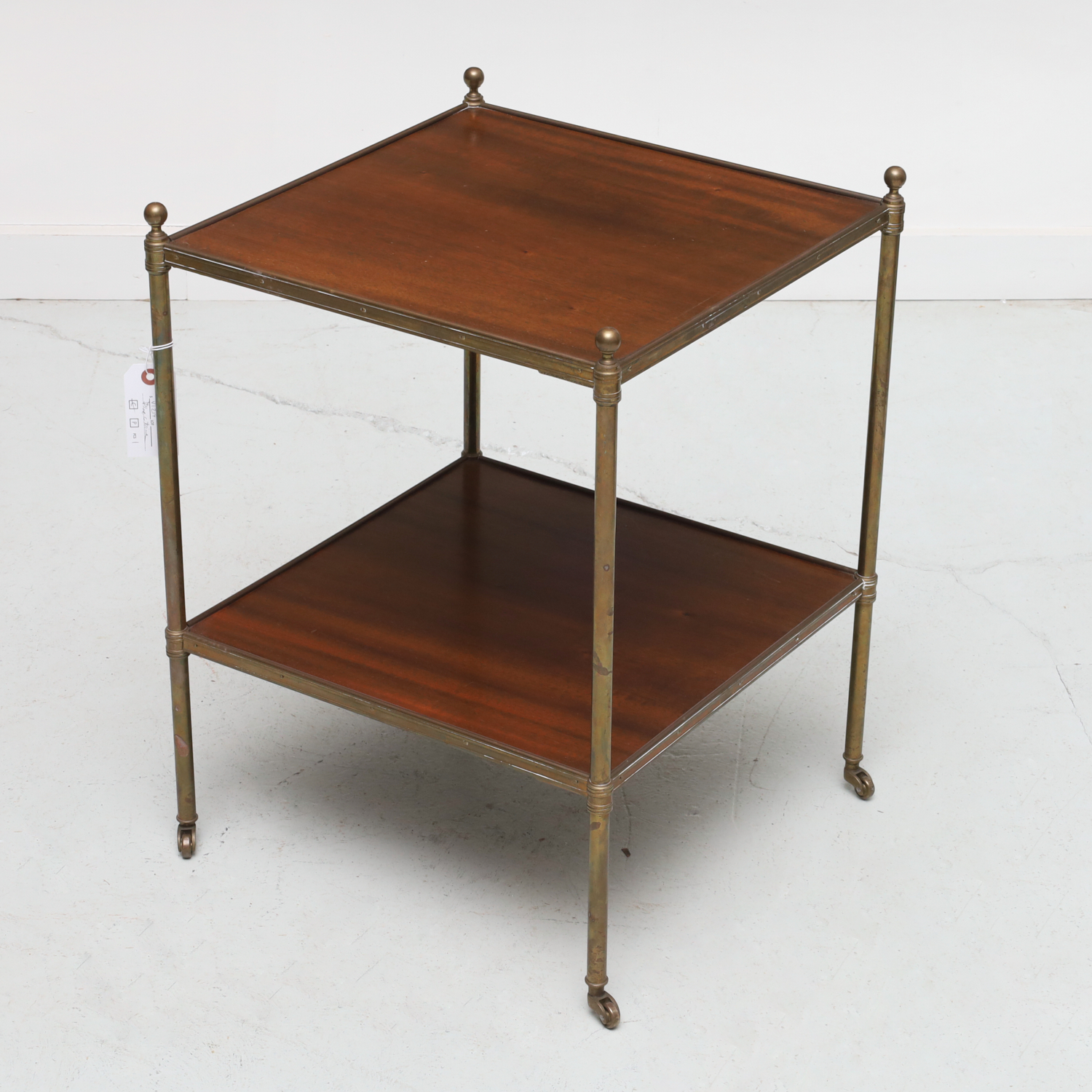 MALLETT STYLE TWO-TIER OCCASIONAL