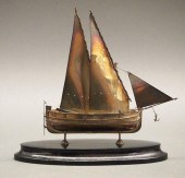 MALTESE SILVER SAILBOATA 20th