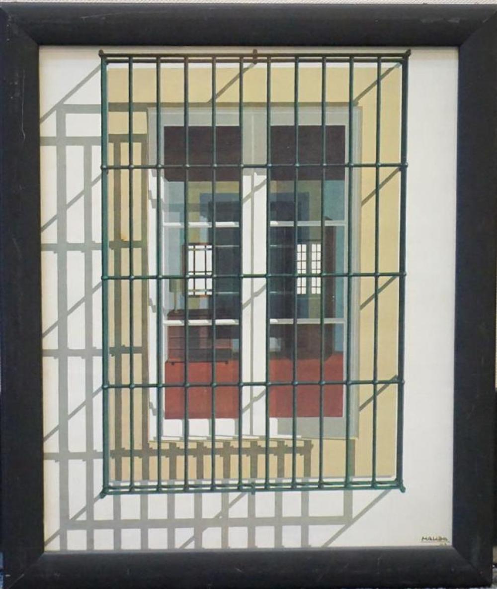 MALUDA, VIEW OF ROOM THROUGH IRON