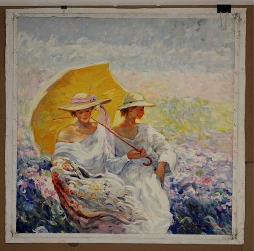 MALVA, SYRIAN, 20TH C., A WALK