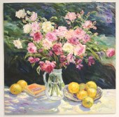 MALVA, SYRIAN, 20TH C., ROSES