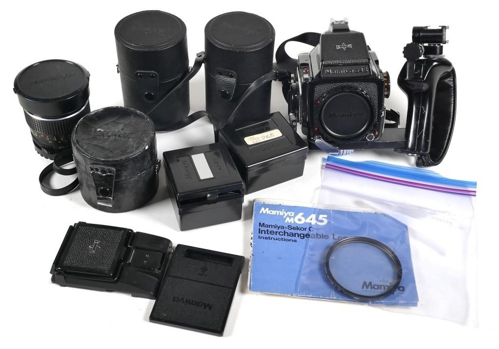 MAMIYA 645 1000S LENSES PARTS