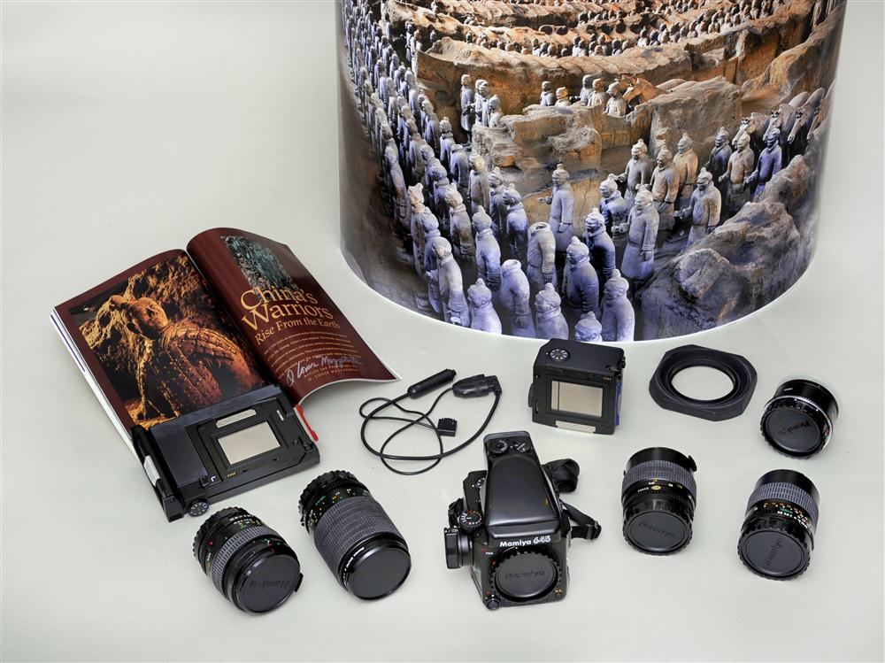 MAMIYA 645 CAMERA AND LENSES USED
