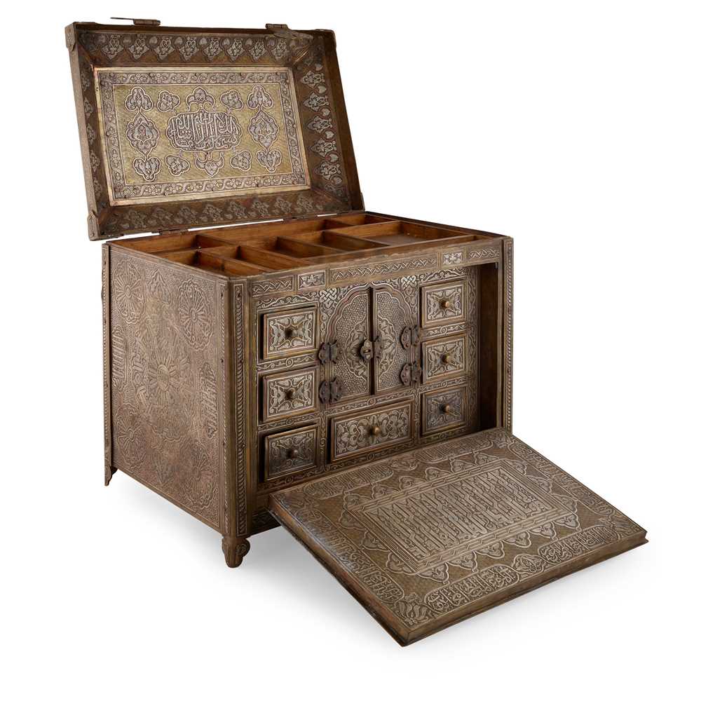 MAMLUK REVIVAL COPPER AND SILVER