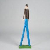 MAN CARVING BY TOM RECTORA fol