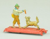 MAN FEEDING DOG PENNY TOY Germ