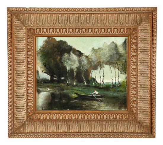 MAN IN BOAT (EUROPEAN SCHOOL 