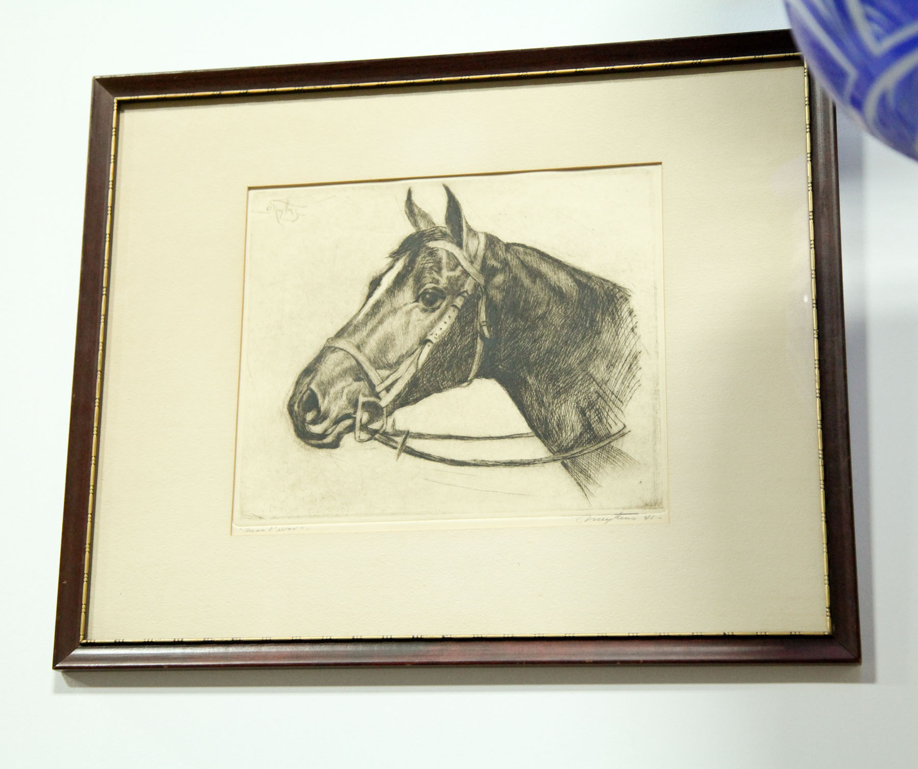 ''MAN O' WAR'' ETCHING BY JOSEF