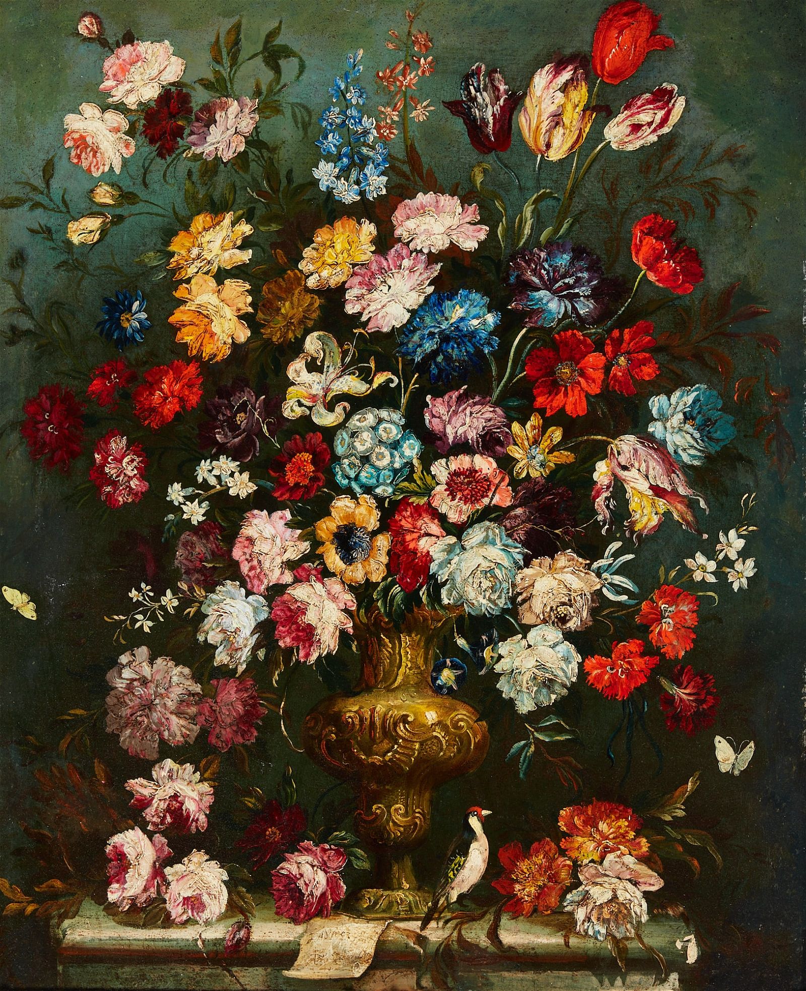 MAN OF PETER FRANS CASTEELS, FLORAL