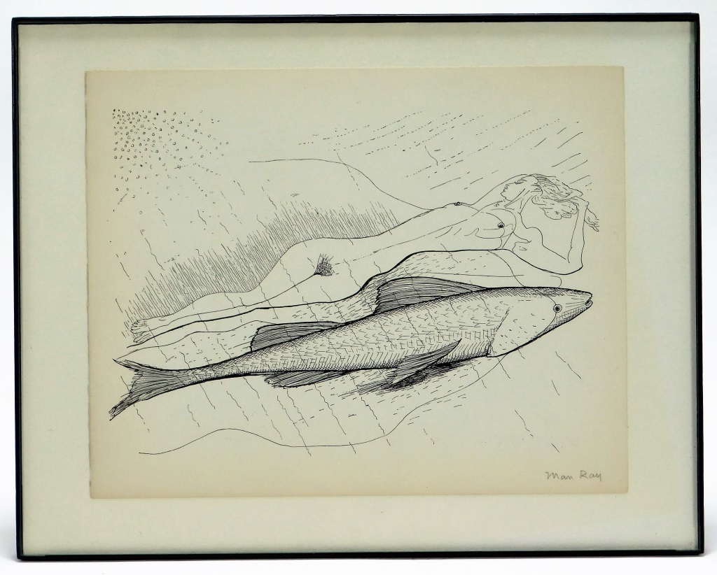 MAN RAY SURREAL NUDE FIGURE