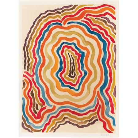 Man Ray UNTITLED Color lithograph