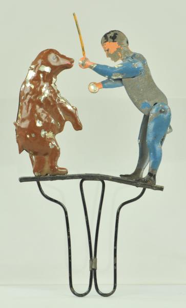 MAN TRAINING BEAR HAND TOY Scarce