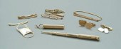 Man&#39;s gold accessories, 13