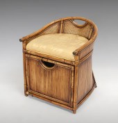 MANDALAY HAMPER STOOL WITH UPH