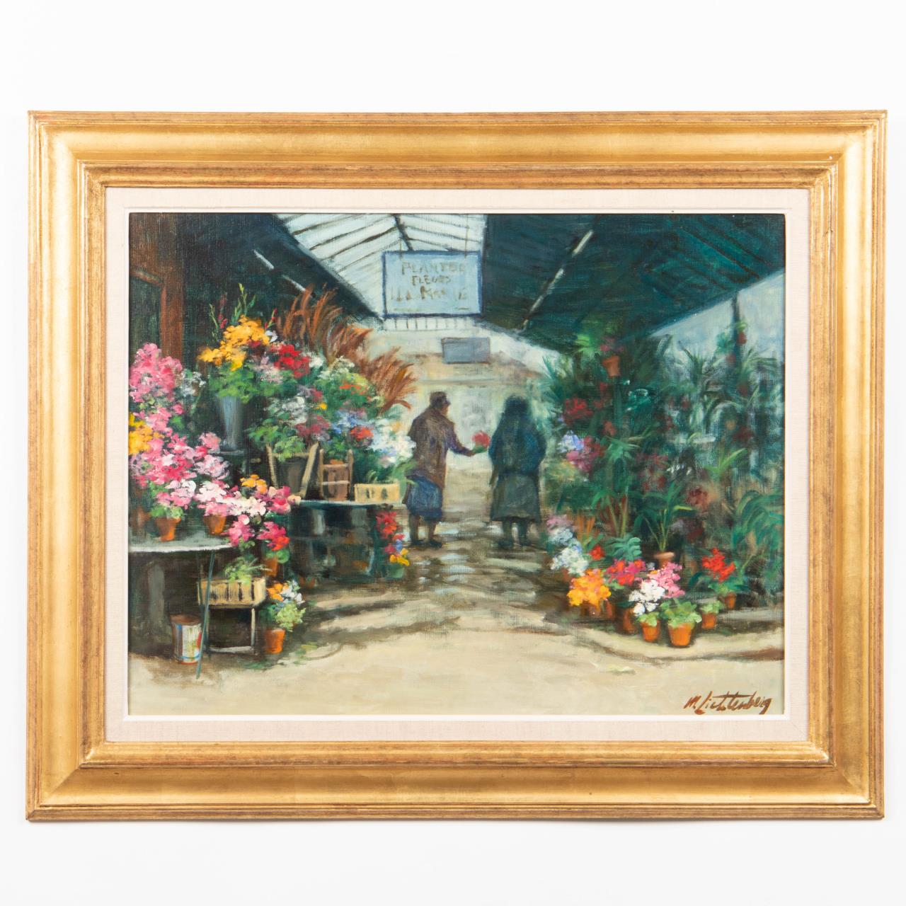 MANES LICHTENBERG, FLOWER MARKET,