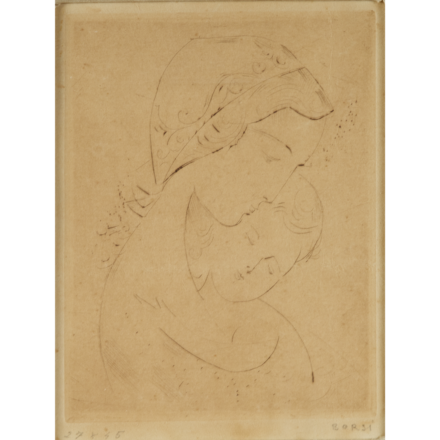 MANFREDO BORSI, ETCHING Monfredo