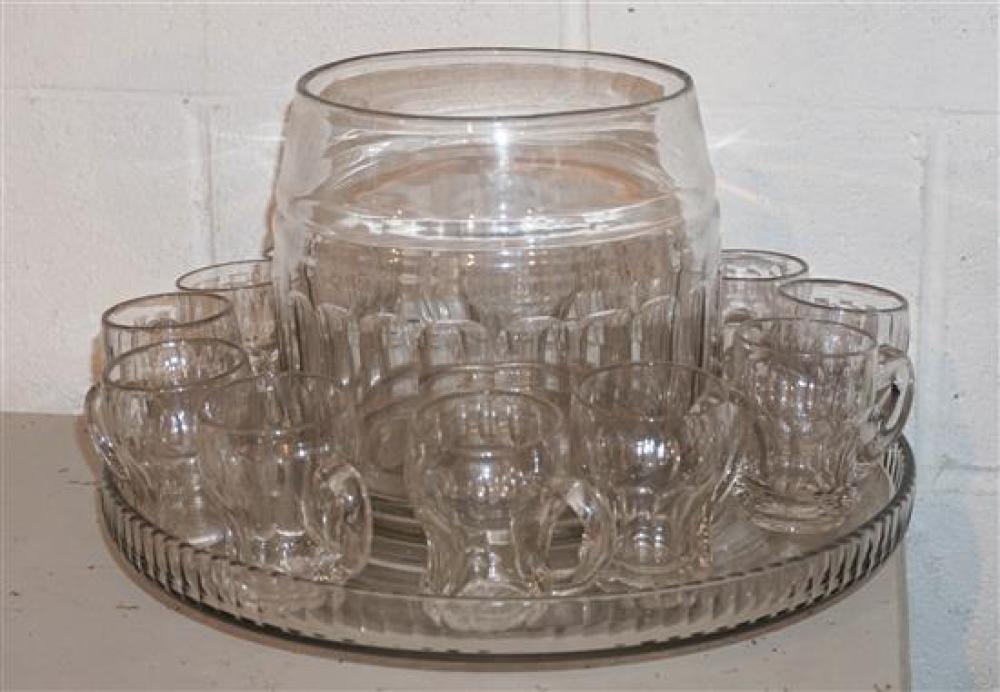 MANHATTAN PUNCH BOWL SET, MOLDED