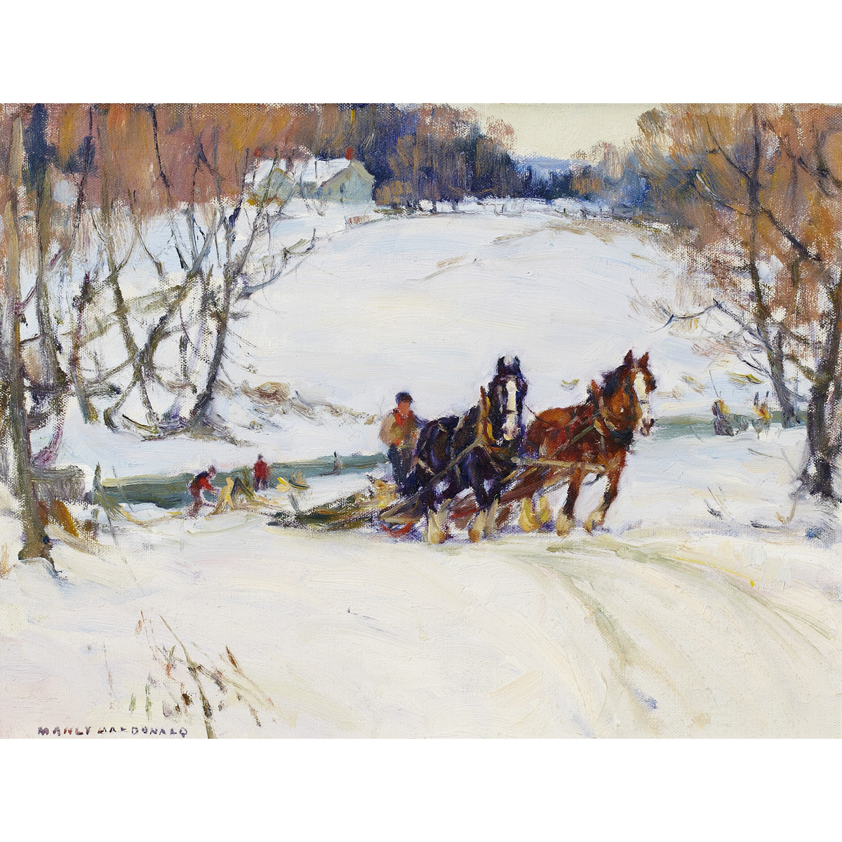 MANLY EDWARD MACDONALD R.C.A. HORSE