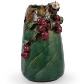 MANN SIGNED STUDIO POTTERY VAS
