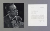 *MANN THOMAS Typed letter sign